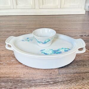 Le Creuset Cream Oval Dish